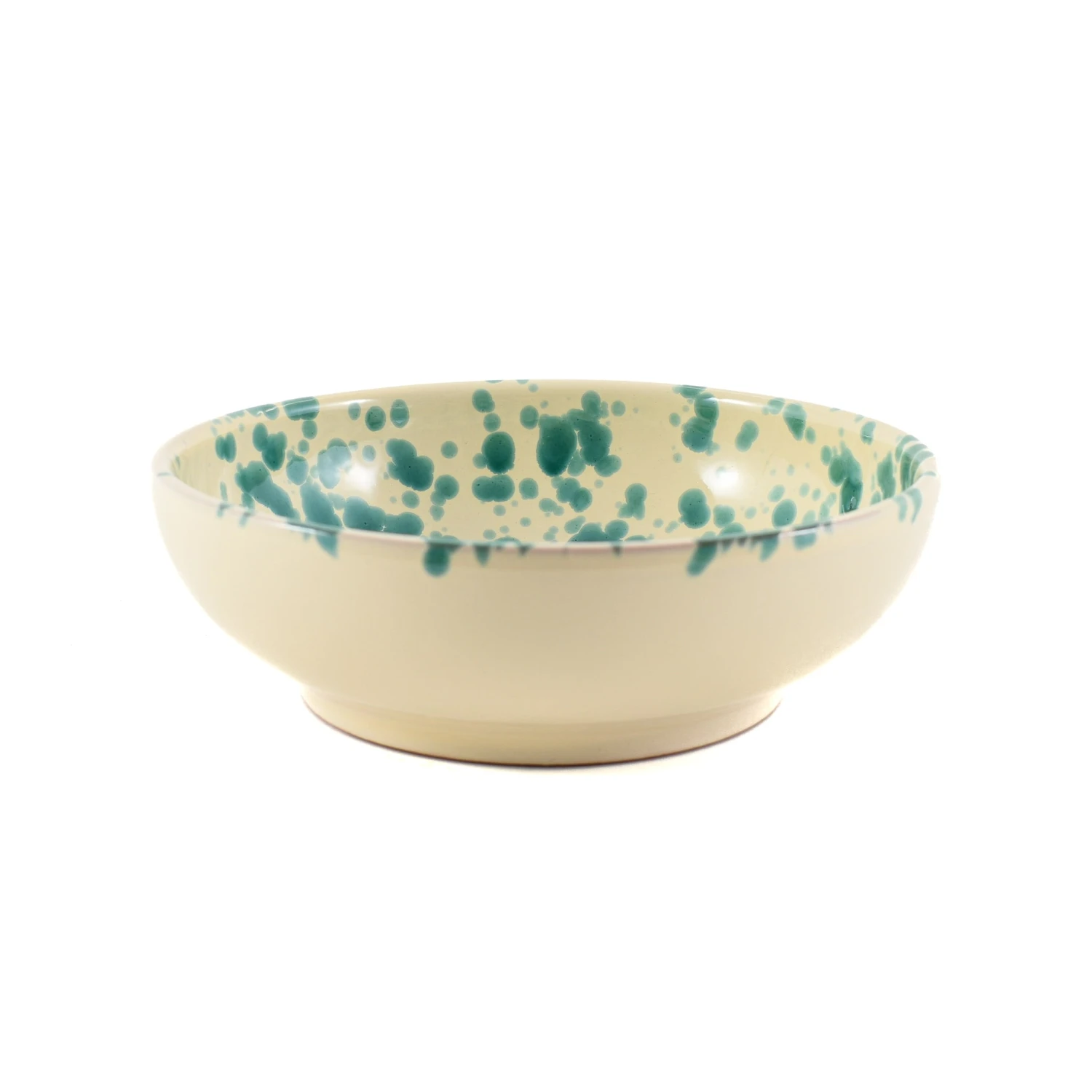 Puglia Aquamarine Splatter Bowl 19cm 1 Puglia Aquamarine Splatter Bowl 19cm