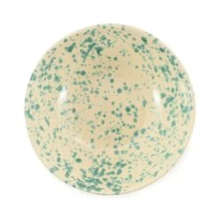 Puglia Aquamarine Splatter Large Salad Bowl 28cm -Sous Chef Sales Boutique NC0049 PugliaAquamarineSplatterLargeSaladBowl28cm