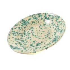 Puglia Aquamarine Splatter Pasta Bowl 29cm -Sous Chef Sales Boutique NC0052 PugliaAquamarineSplatterPastaBowl29cm var2