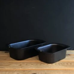 Set Of 2 Netherton Foundry Spun Iron Loaf Tins -Sous Chef Sales Boutique NF0027 NethertonFoundrySpunIronLoafTinsSetof2 LS