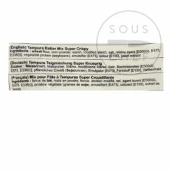 Nihon Shokken Tempura Batter Mix Super Crispy 1.5kg -Sous Chef Sales Boutique NS0002 NihonShokkenTempuraBatterMixSuperCrispy1 3