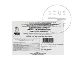 Pariani Candied Lemon In Small Cubes, 1kg -Sous Chef Sales Boutique PA0169 ParianiCandiedLemonInSmallCubes1kg BoP