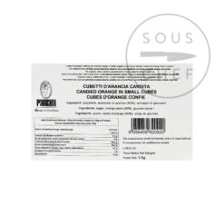 Pariani Candied Orange In Small Cubes 1kg -Sous Chef Sales Boutique PA0170 ParianiCandiedOrangeInSmallCubes1kg BoP