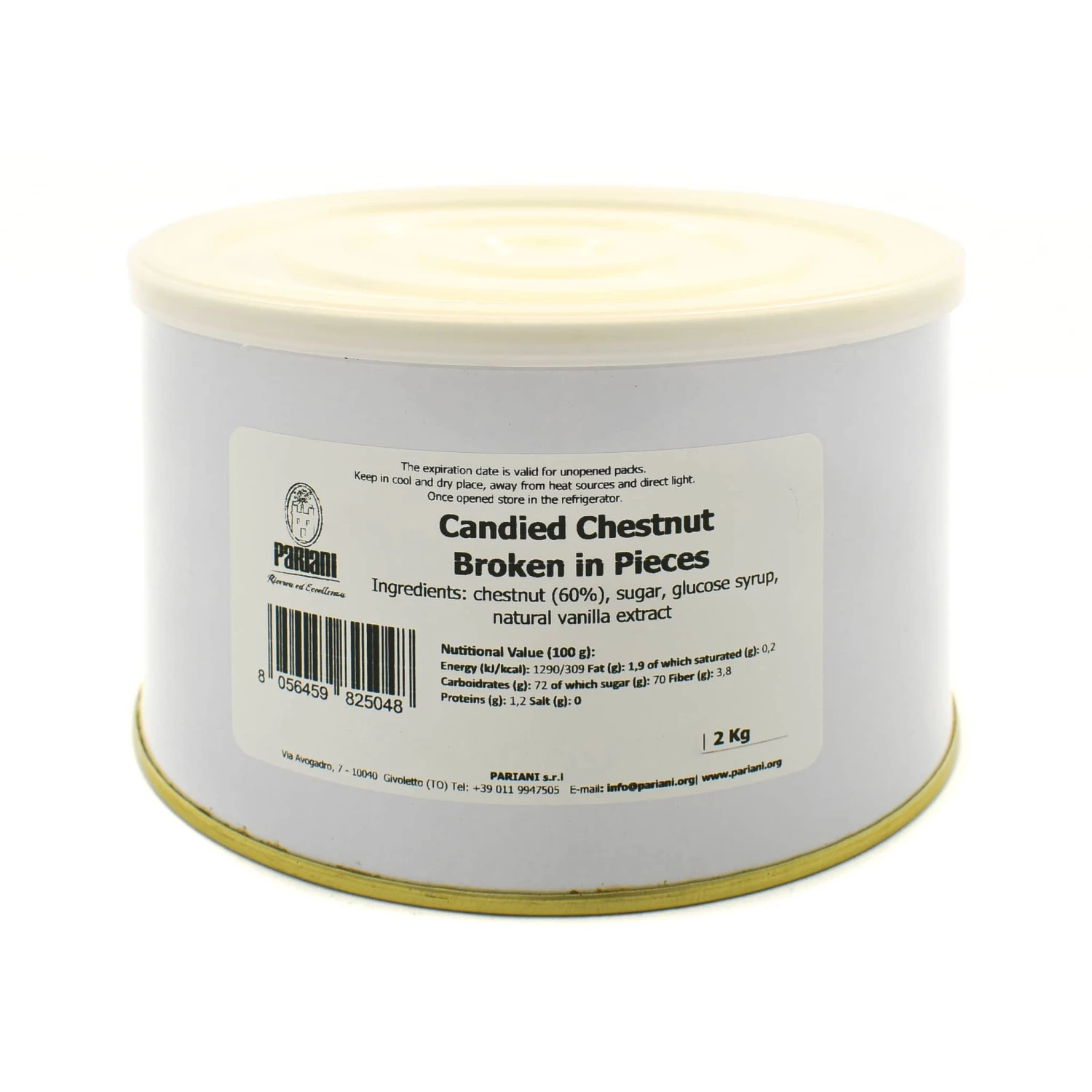 Pariani Candied Chestnut Broken In Pieces 2kg 1 Pariani Candied Chestnut Broken In Pieces 2kg