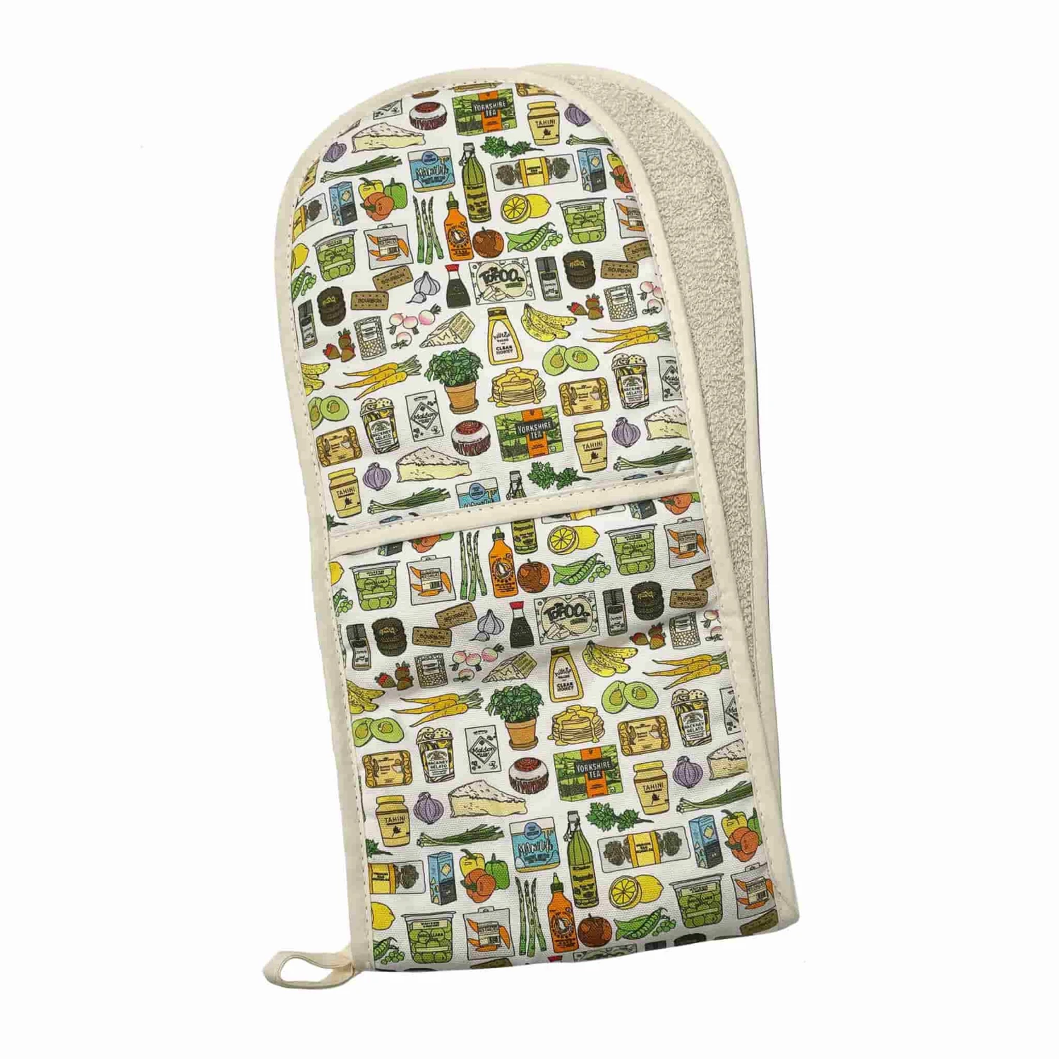 Colourful Foodie Organic Cotton Oven Glove 1 Colourful Foodie Organic Cotton Oven Glove