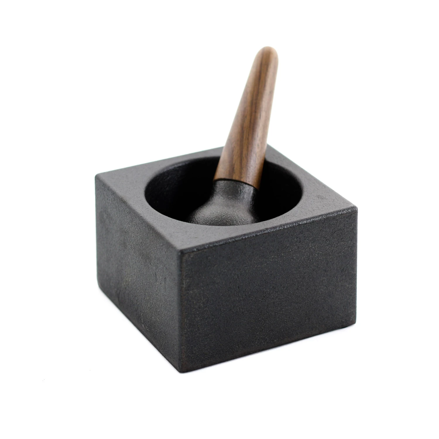 Skeppshult Contemporary Cast Iron & Walnut Pestle & Mortar 1 Skeppshult Contemporary Cast Iron & Walnut Pestle & Mortar