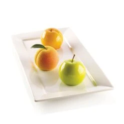 Silikomart Silicone Peach Dessert Mould 118ml -Sous Chef Sales Boutique SL0144SilikomartSiliconePeachDessertMould118mlLife