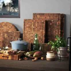 Teakhaus End Grain Butcher Block Rectangular Cutting Board, Medium -Sous Chef Sales Boutique TK0006 TK0009lifestyle a6bac3aa 217a 4181 8a6e 6d8f34b53ebf