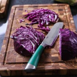 Teakhaus End Grain Butcher Block Carving Board, Extra Thick 8 Teakhaus End Grain Butcher Block Carving Board, Extra Thick -Sous Chef Sales Boutique TK0006lifestyle