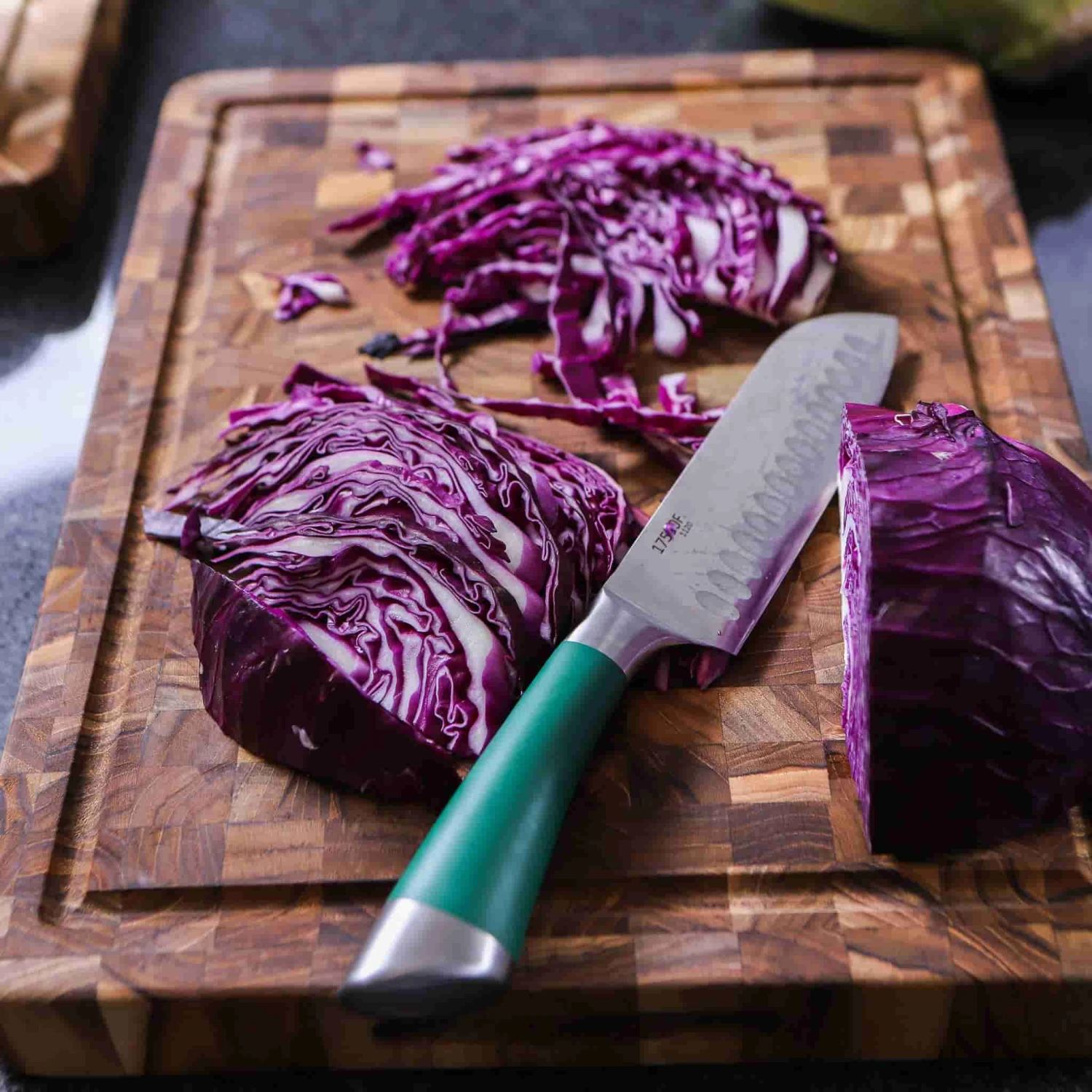 Teakhaus End Grain Butcher Block Carving Board, Extra Thick 4 Teakhaus End Grain Butcher Block Carving Board, Extra Thick - Image 4