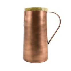 Copper & Mango Wood Water Jug 1250ml
