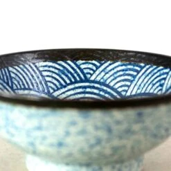 Blue Wave Ramen Bowl -Sous Chef Sales Boutique Untitled 1 0007 2 bluewaveramenbowlglaze jpg