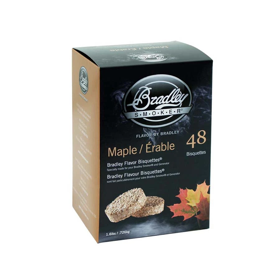 Bradley Maple Bisquettes Pack Of 48 1 Bradley Maple Bisquettes Pack Of 48