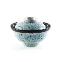 Blue Wave Covered Bowl -Sous Chef Sales Boutique blue wave covered bowl