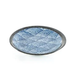 Blue Wave Medium Plate 22cm -Sous Chef Sales Boutique blue wave medium plate 3
