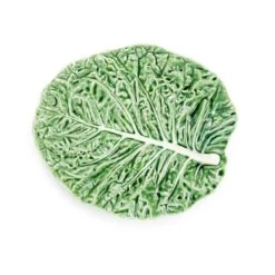 Bordallo Pinheiro Cabbage Leaf Oval Platter -Sous Chef Sales Boutique cabbage leaf oval platter 1
