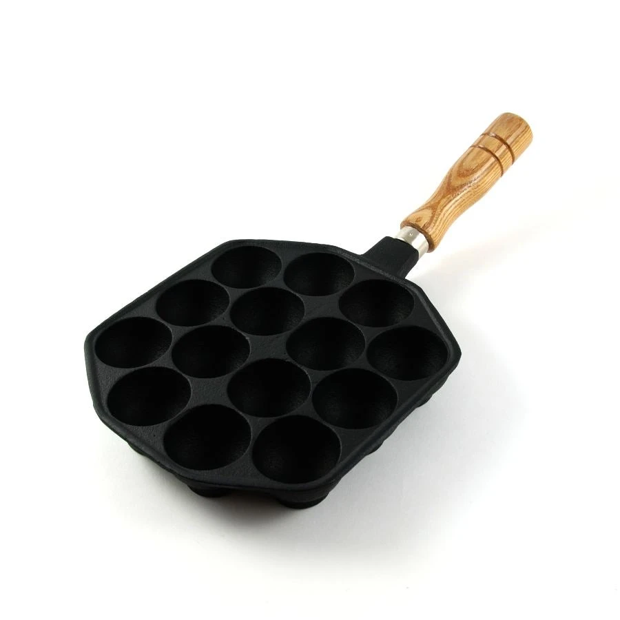 Cast Iron Takoyaki Pan 18cm Dia 2 Cast Iron Takoyaki Pan 18cm Dia - Image 2