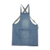 Dutchdeluxes Denim Suspender Apron In Blue