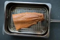Camerons Stovetop Smoker, 28cm X 43cm -Sous Chef Sales Boutique hot smoked salmon fillet above