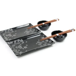 Kuro Hana Sushi Serving Set -Sous Chef Sales Boutique kuro hana sushi swerving set cropped