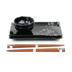 Kuro Hana Sushi Serving Set -Sous Chef Sales Boutique kuro hana sushi swerving set side