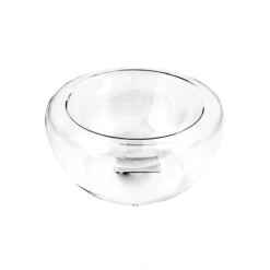 3 X 260ml Large Double-Walled Glass Bowl