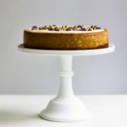 Mosser Glass White Milk Glass Cake Stand -Sous Chef Sales Boutique lifestyle 0012 Souschef1816