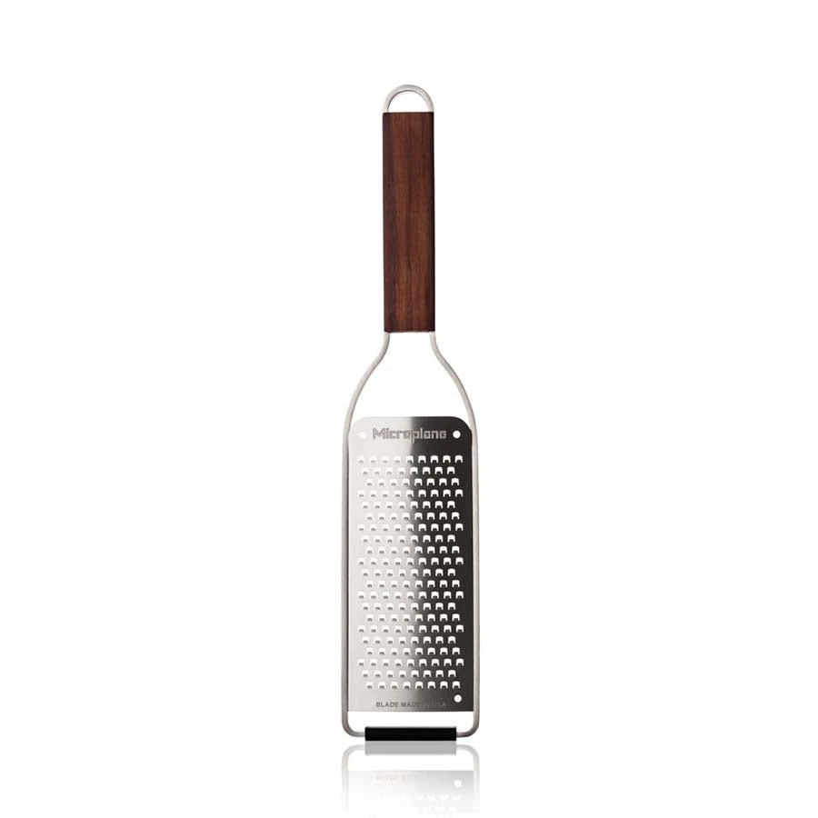 Master Series Walnut Microplane Gourmet Coarse Grater 1 Master Series Walnut Microplane Gourmet Coarse Grater