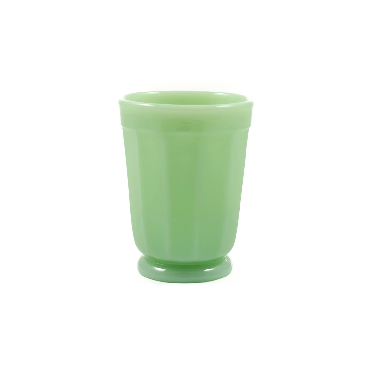 Mosser Glass Jade Milk Glass Tumbler 1 Mosser Glass Jade Milk Glass Tumbler