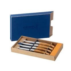 Opinel Olivewood Deluxe Steak Knife Box Set