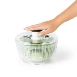 OXO Good Grips Little Salad & Herb Spinner 4.0 -Sous Chef Sales Boutique oxo little salad and herb spinner 4 0 4