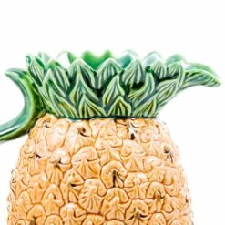 Bordallo Pinheiro Pineapple Pitcher -Sous Chef Sales Boutique pineapple pitcher closeup
