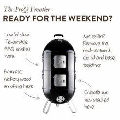 ProQ Frontier Elite 3in1 BBQ Smoker -Sous Chef Sales Boutique proq frontier main image