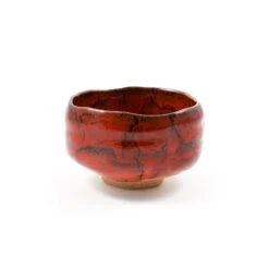 Red Fire Matcha Bowl