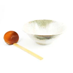 Small Yukishino Ramen Bowl -Sous Chef Sales Boutique stoneware bowl earthy colours light 19.5cm ladel