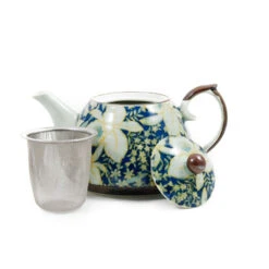 Suisen Blue Japanese Teapot -Sous Chef Sales Boutique suisen blue japanese teapot lid