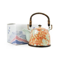 Suisen Red Japanese Teapot -Sous Chef Sales Boutique suisen red japanese teapot box